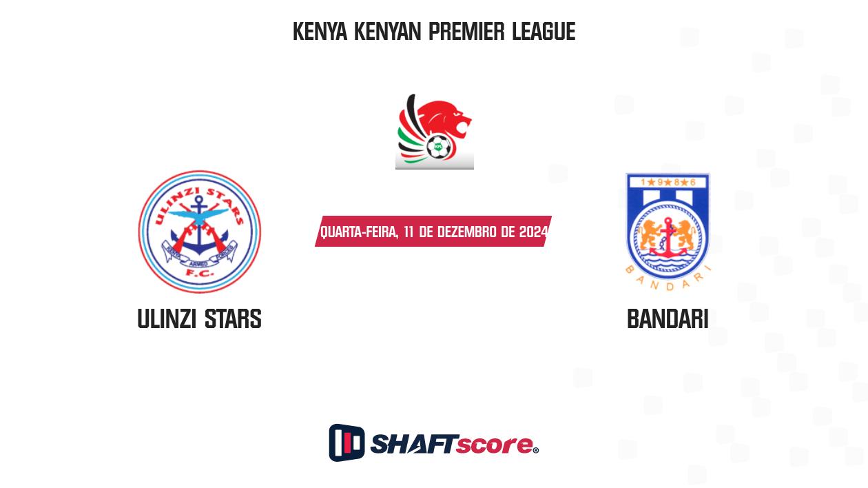 Palpite: Ulinzi Stars vs Bandari