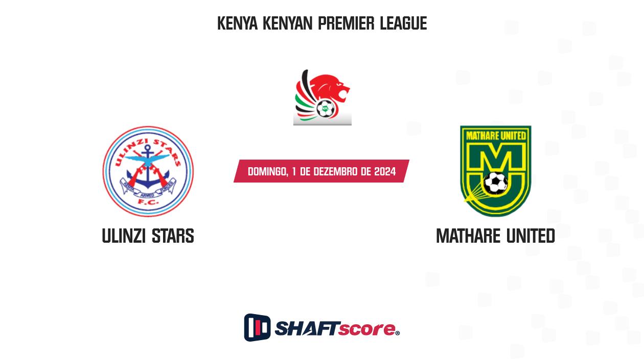 Palpite: Ulinzi Stars vs Mathare United