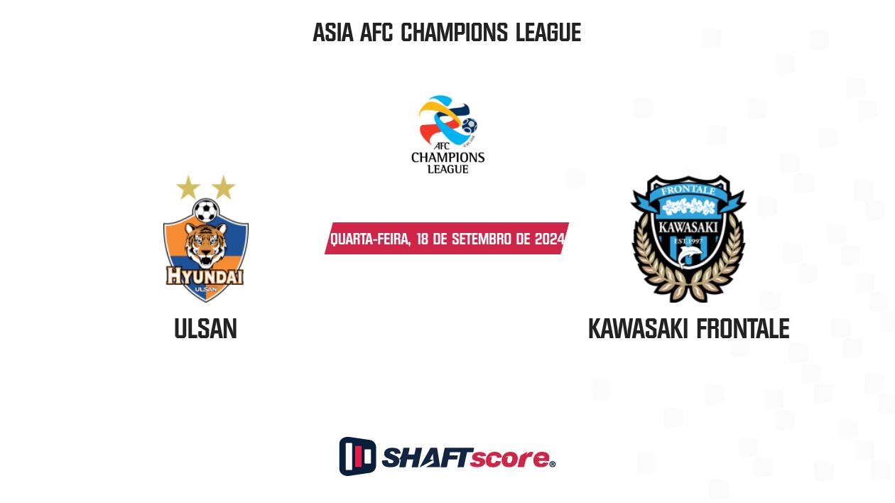 Palpite: Ulsan vs Kawasaki Frontale