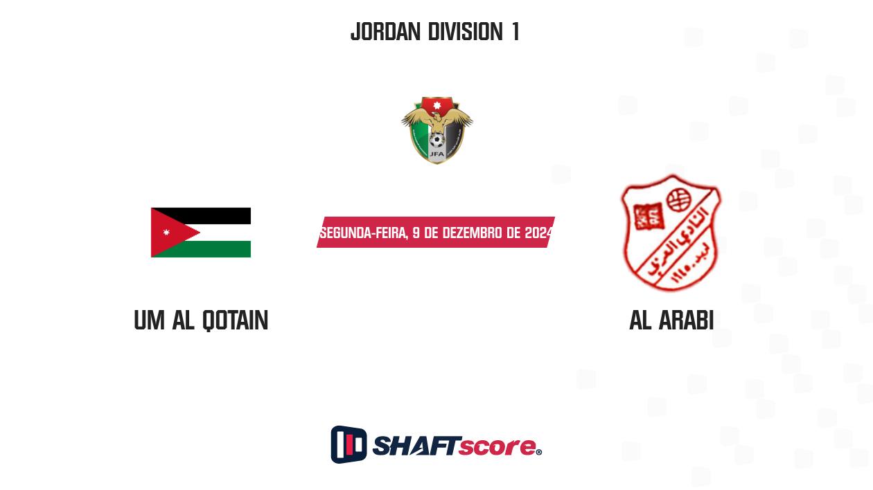 Palpite: Um Al Qotain vs Al Arabi