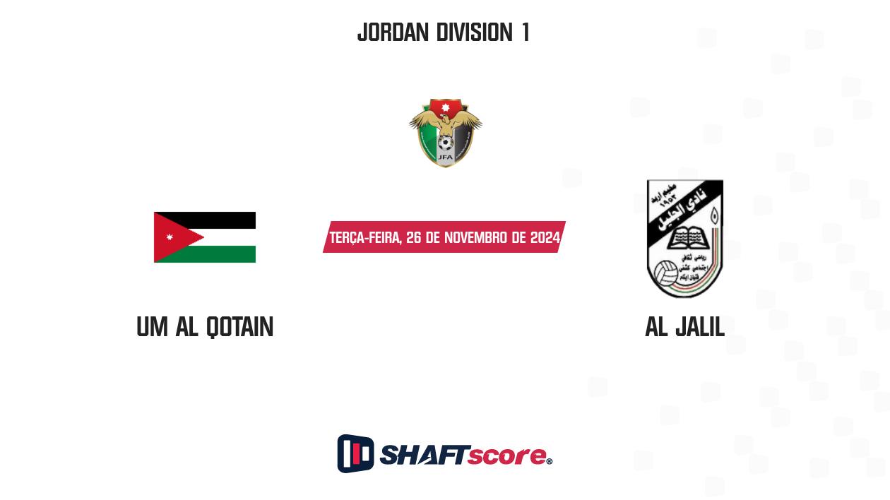 Palpite: Um Al Qotain vs Al Jalil