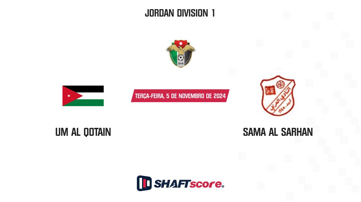 Palpite: Um Al Qotain vs Sama Al Sarhan