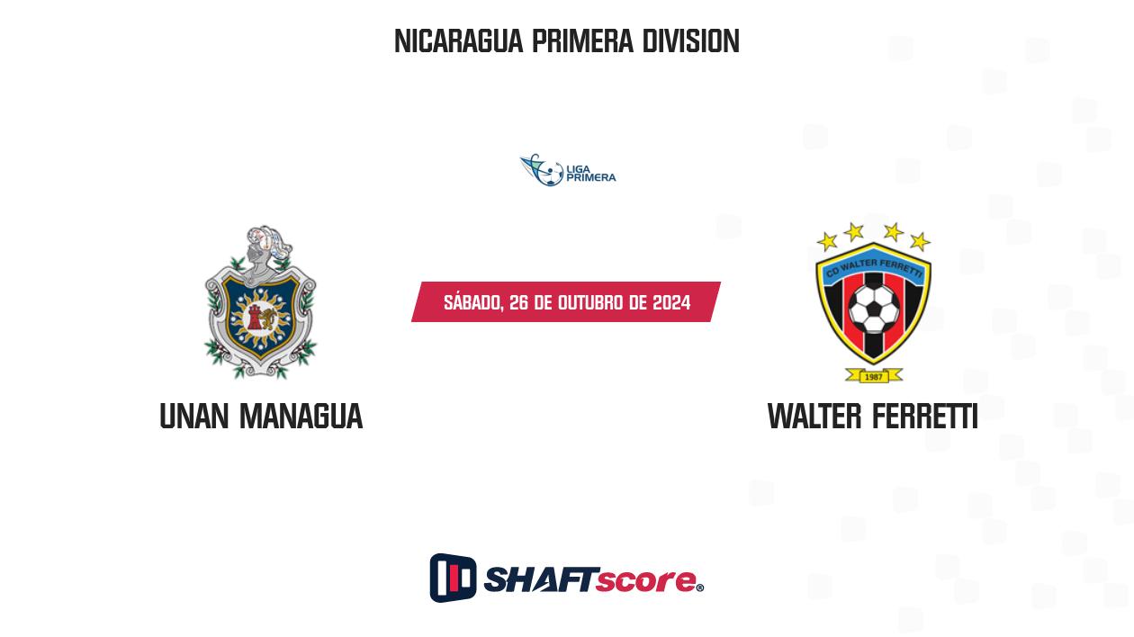 Palpite: UNAN Managua vs Walter Ferretti