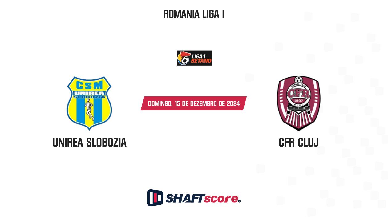 Palpite: Unirea Slobozia vs CFR Cluj