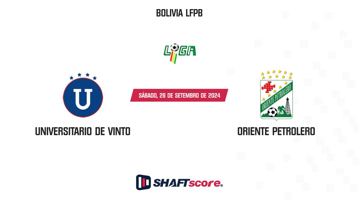 Palpite: Universitario de Vinto vs Oriente Petrolero