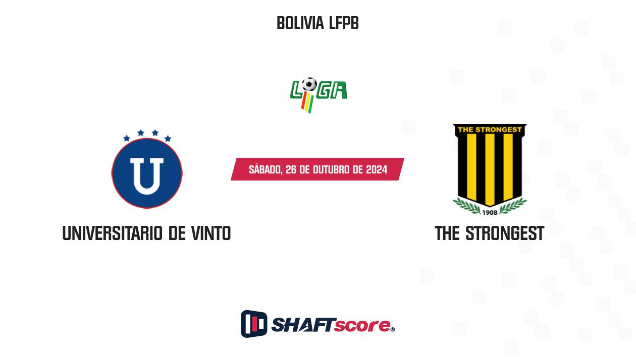 Palpite: Universitario de Vinto vs The Strongest