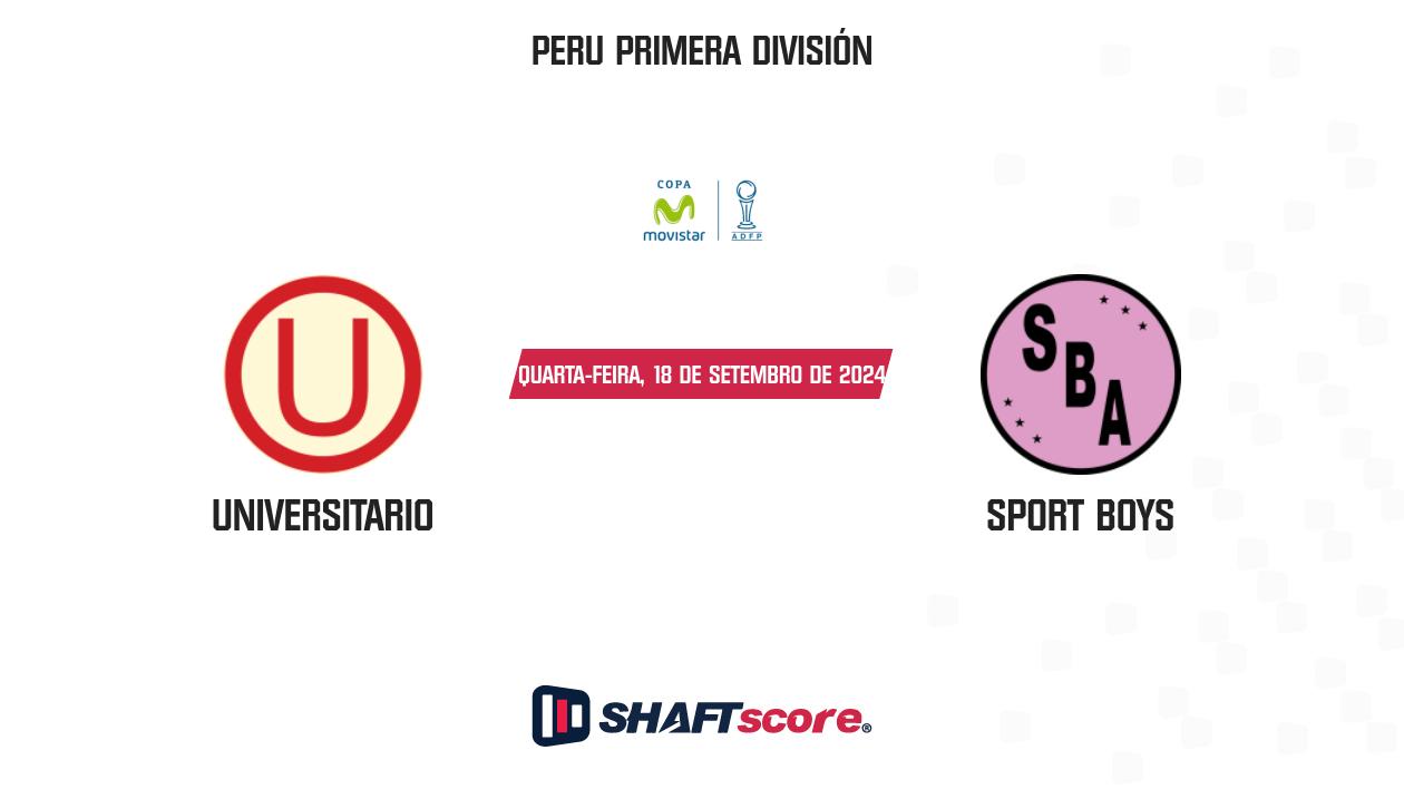 Palpite: Universitario vs Sport Boys