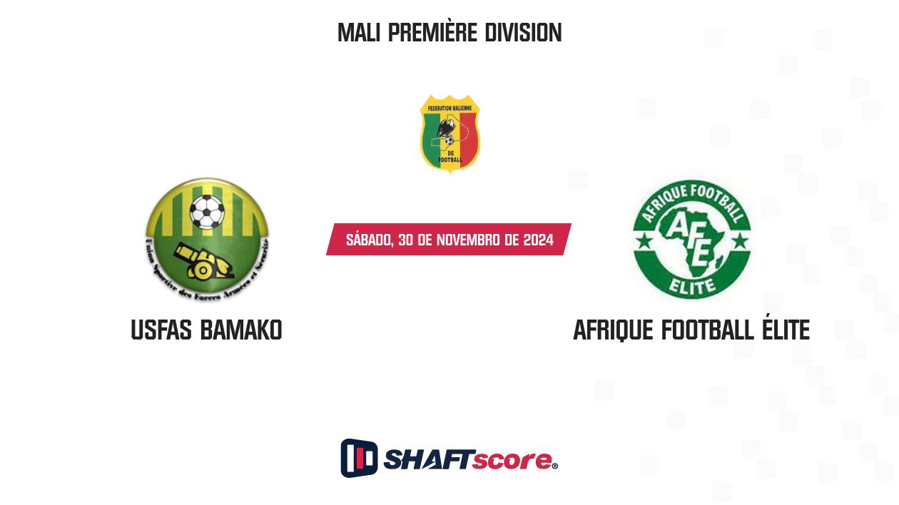 Palpite: USFAS Bamako vs Afrique Football Élite