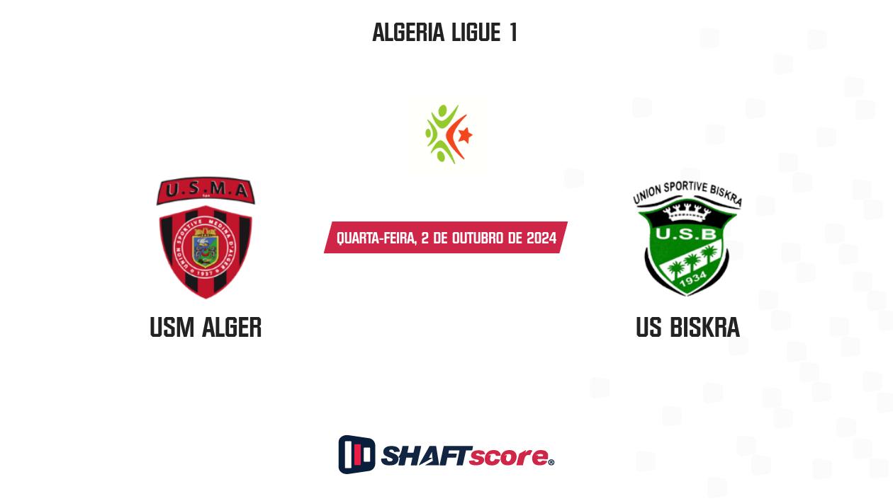 Palpite: USM Alger vs US Biskra