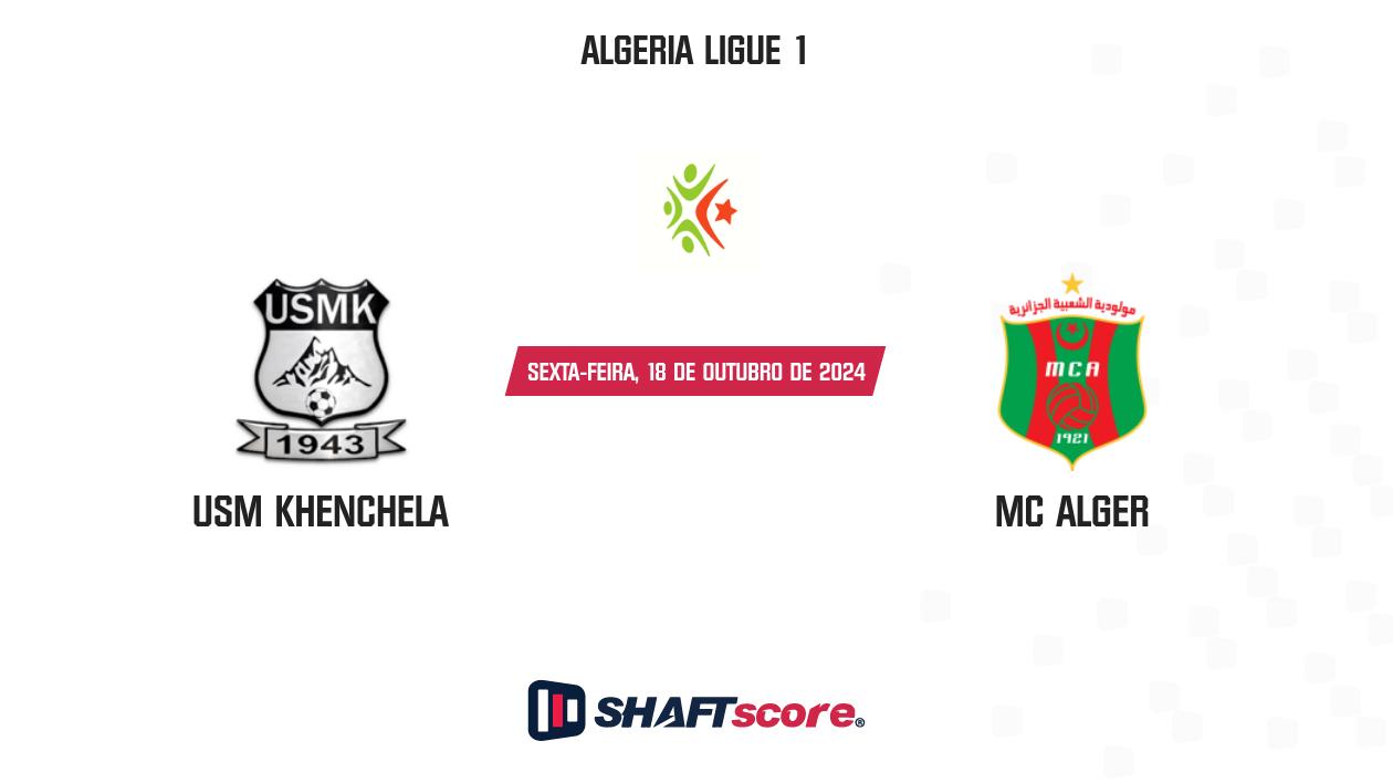 Palpite: USM Khenchela vs MC Alger