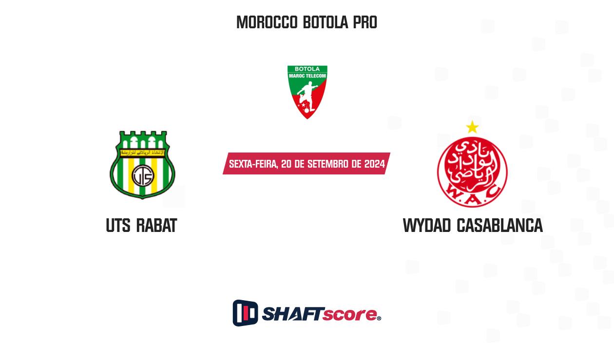 Palpite: UTS Rabat vs Wydad Casablanca