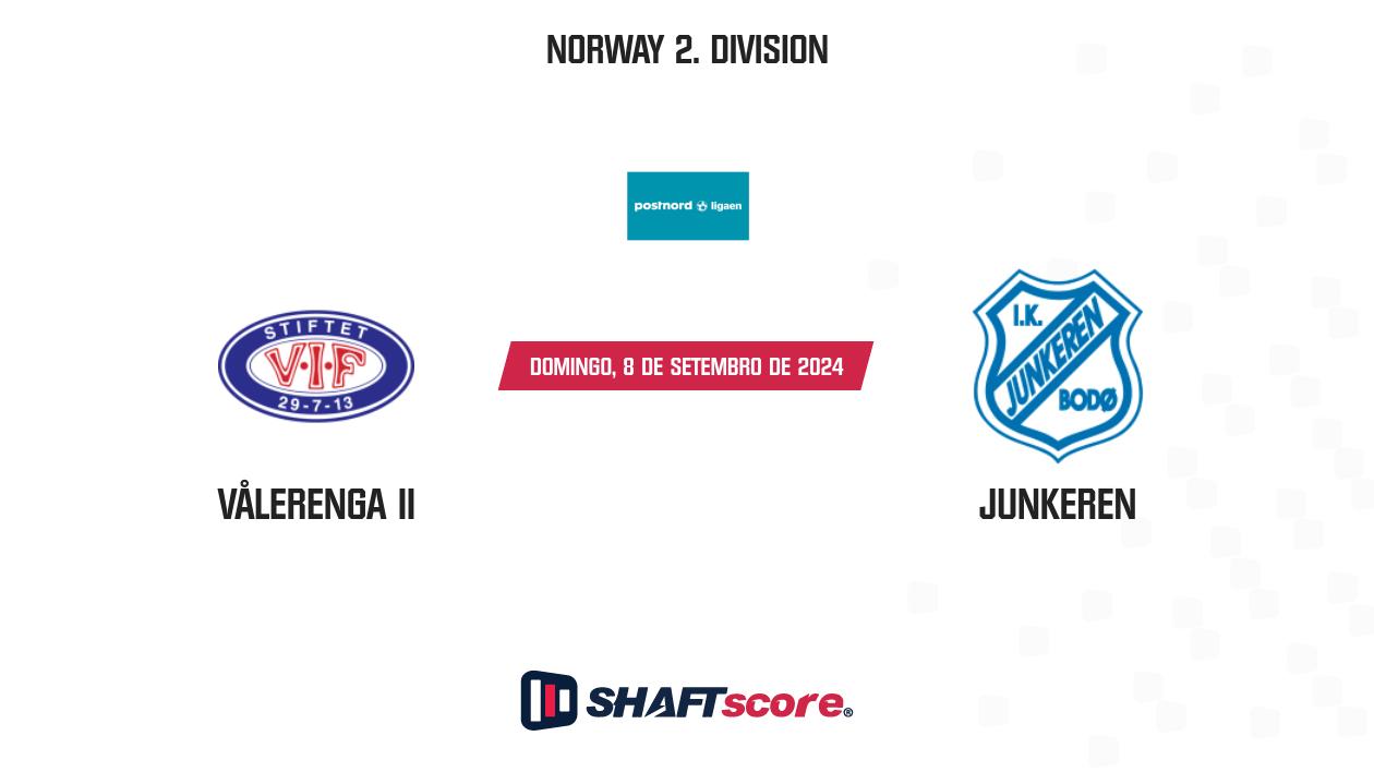 Palpite: Vålerenga II vs Junkeren