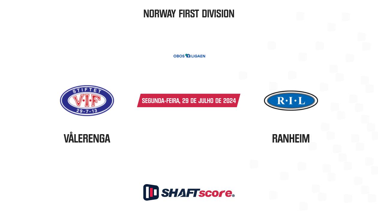 Palpite: Vålerenga vs Ranheim