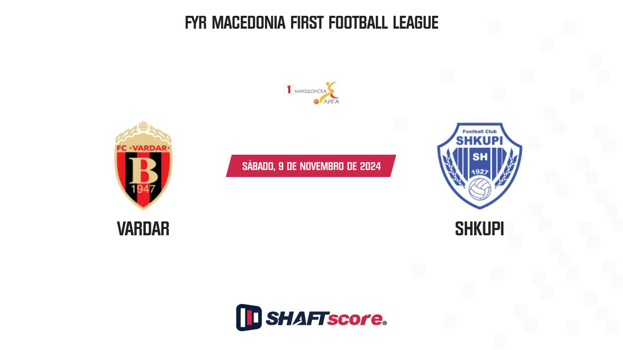 Palpite: Vardar vs Shkupi