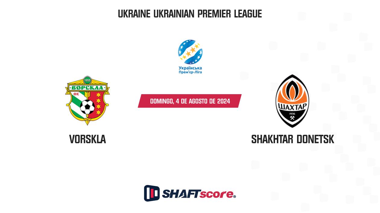 Palpite: Vorskla vs Shakhtar Donetsk