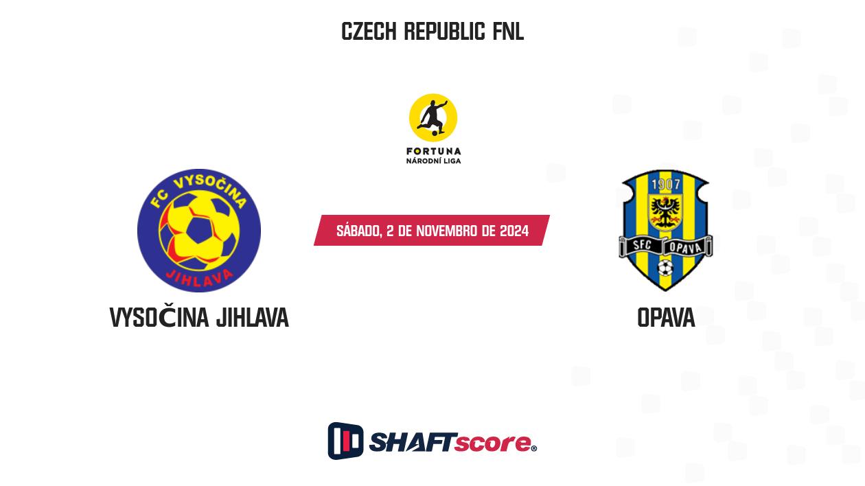 Palpite: Vysočina Jihlava vs Opava