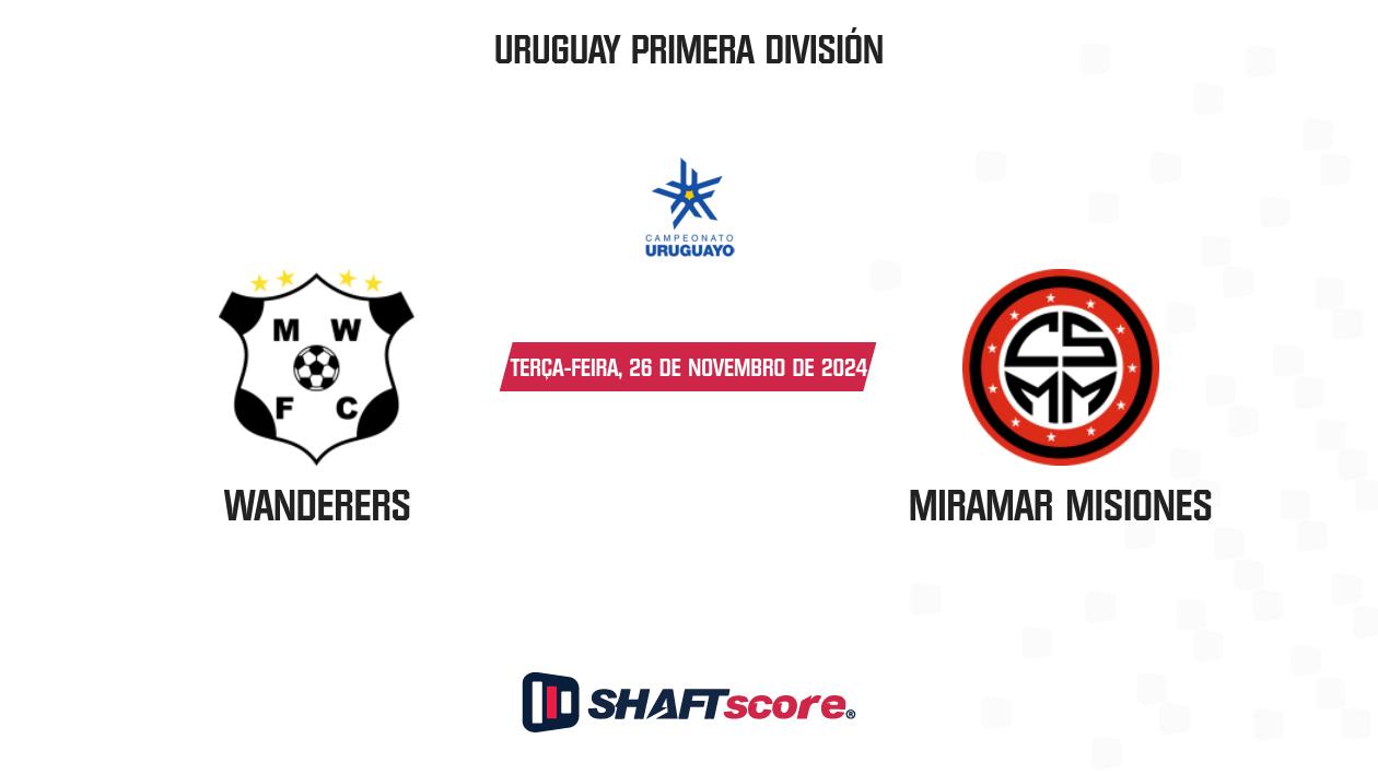 Palpite: Wanderers vs Miramar Misiones