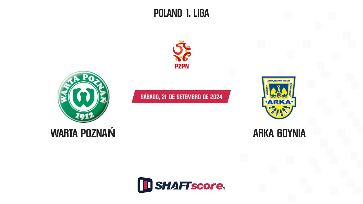 Palpite: Warta Poznań vs Arka Gdynia