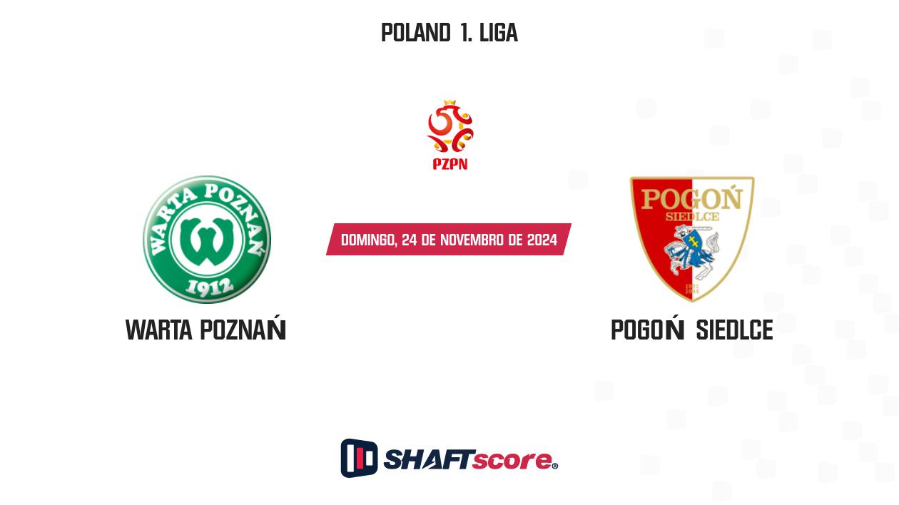 Palpite: Warta Poznań vs Pogoń Siedlce