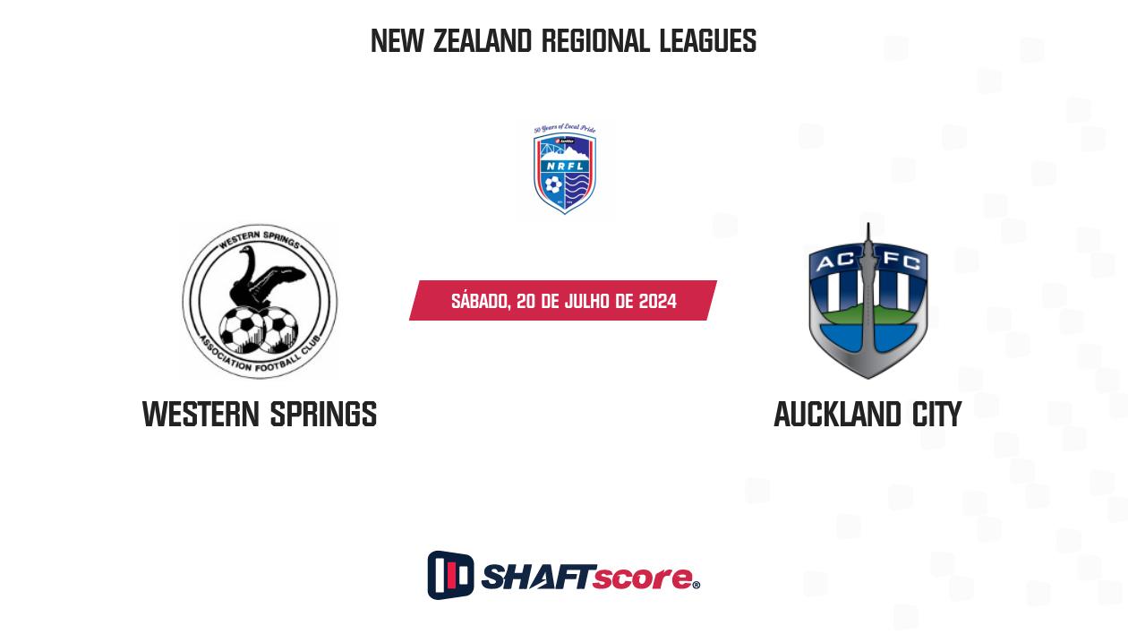 Palpite: Western Springs vs Auckland City