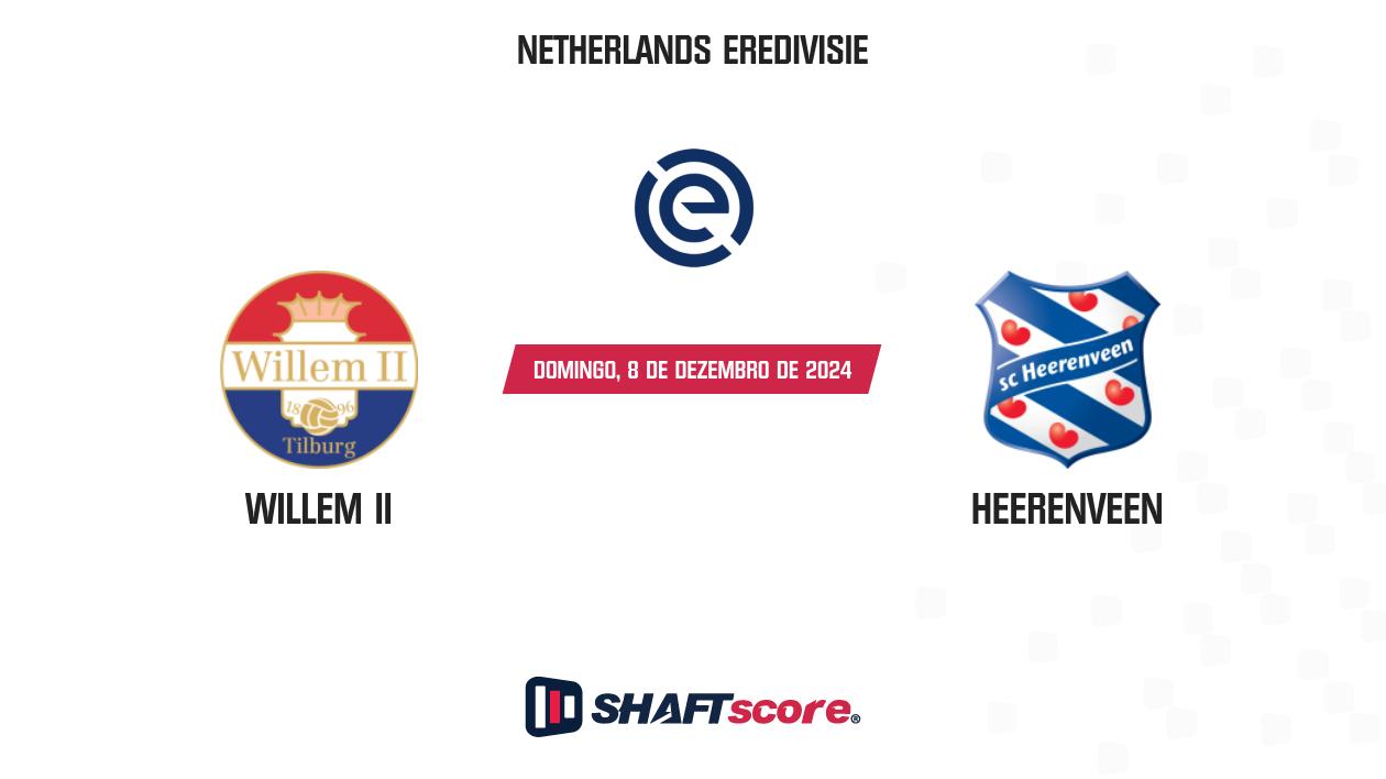 Palpite: Willem II vs Heerenveen