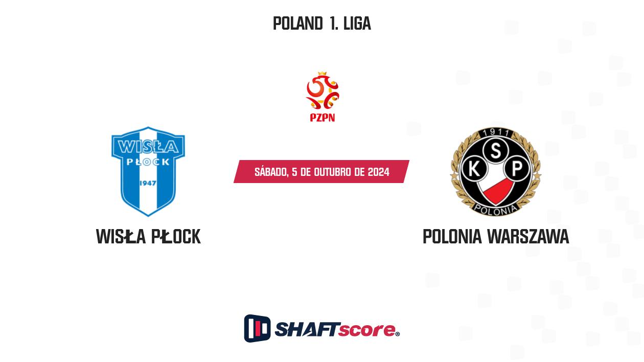 Palpite: Wisła Płock vs Polonia Warszawa