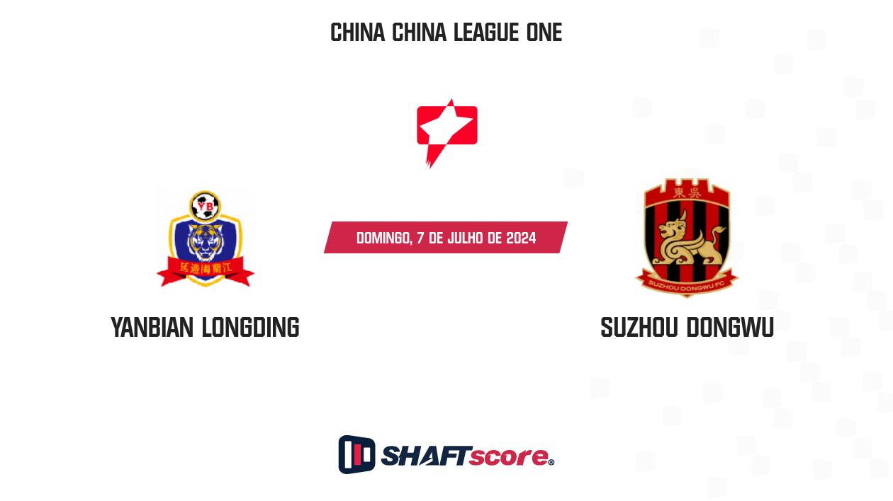 Palpite: Yanbian Longding vs Suzhou Dongwu