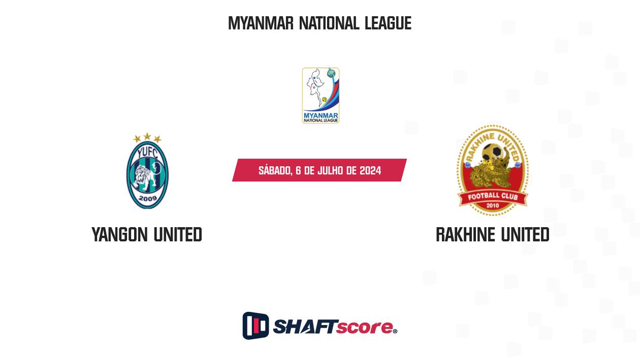 Palpite: Yangon United vs Rakhine United