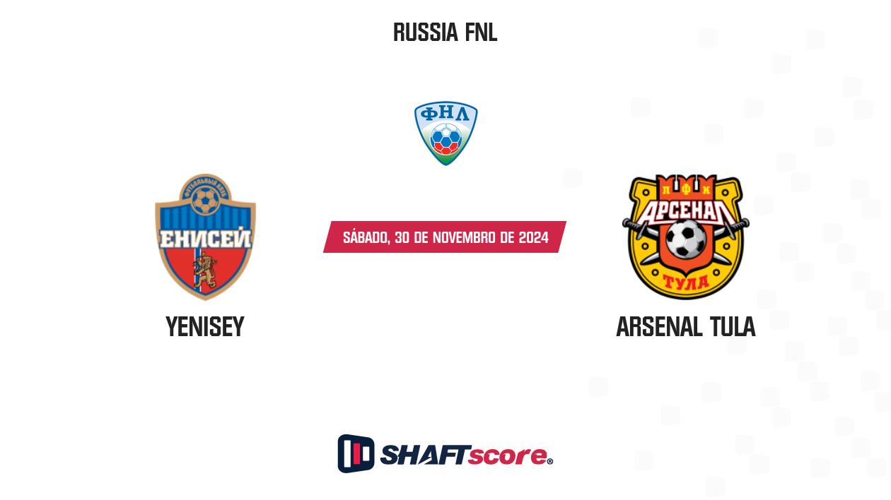 Palpite: Yenisey vs Arsenal Tula