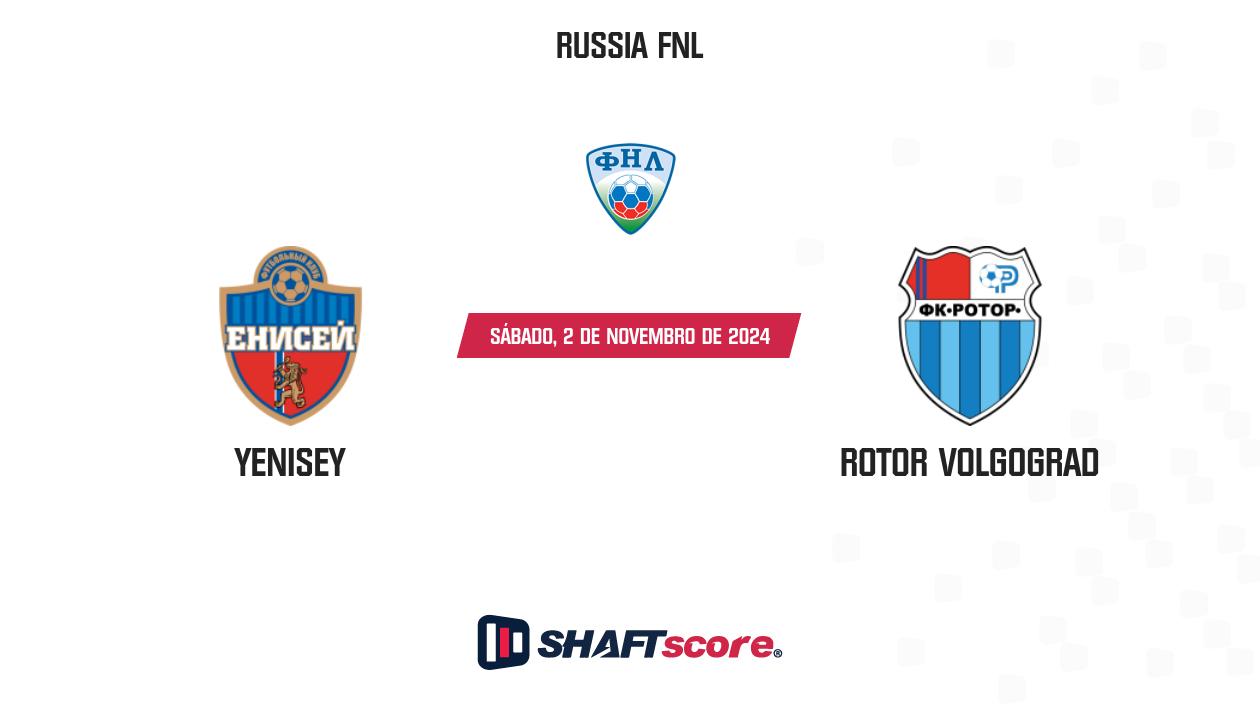 Palpite: Yenisey vs Rotor Volgograd