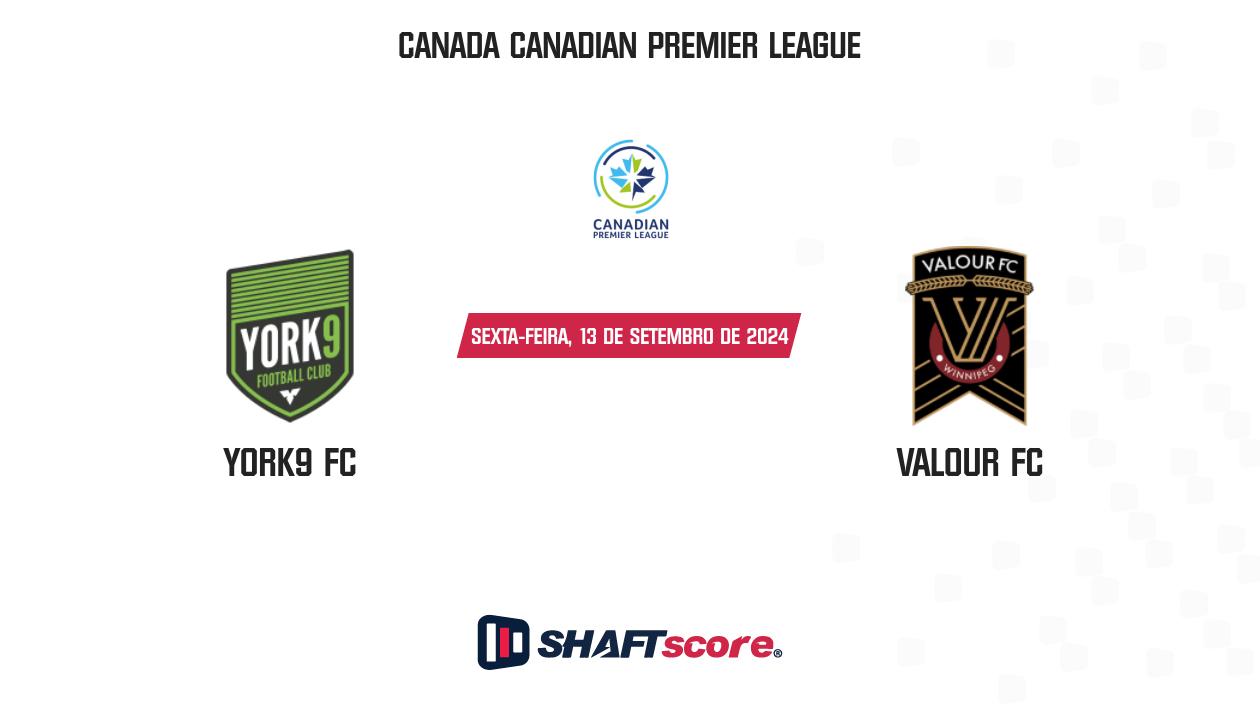 Palpite: York9 FC vs Valour FC