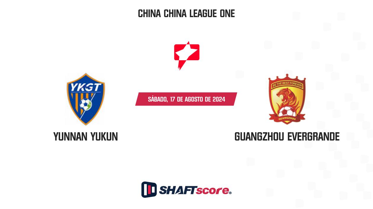 Palpite: Yunnan Yukun vs Guangzhou Evergrande