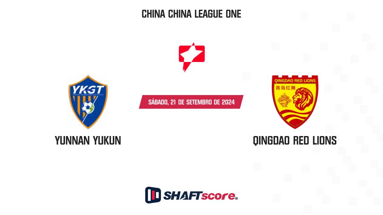 Palpite: Yunnan Yukun vs Qingdao Red Lions