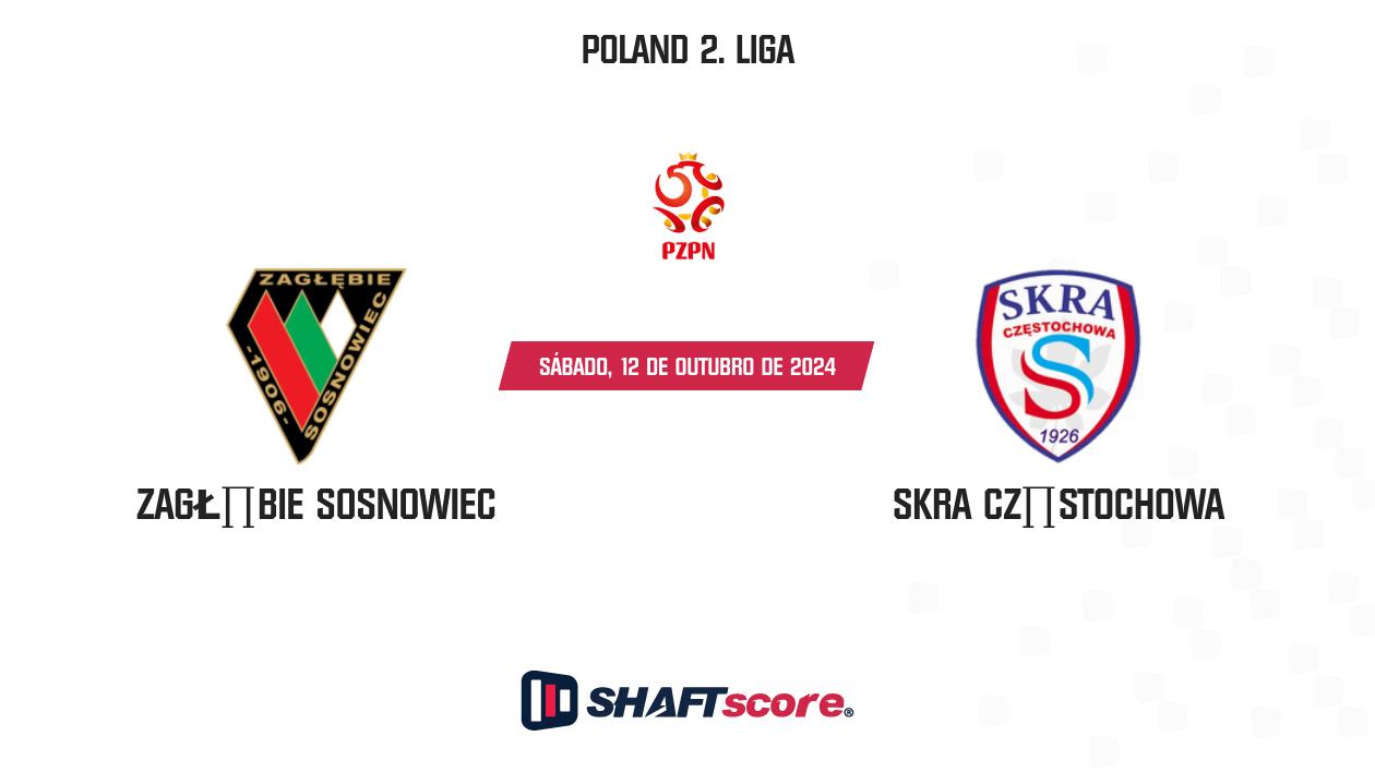 Palpite: Zagłębie Sosnowiec vs SKRA Częstochowa