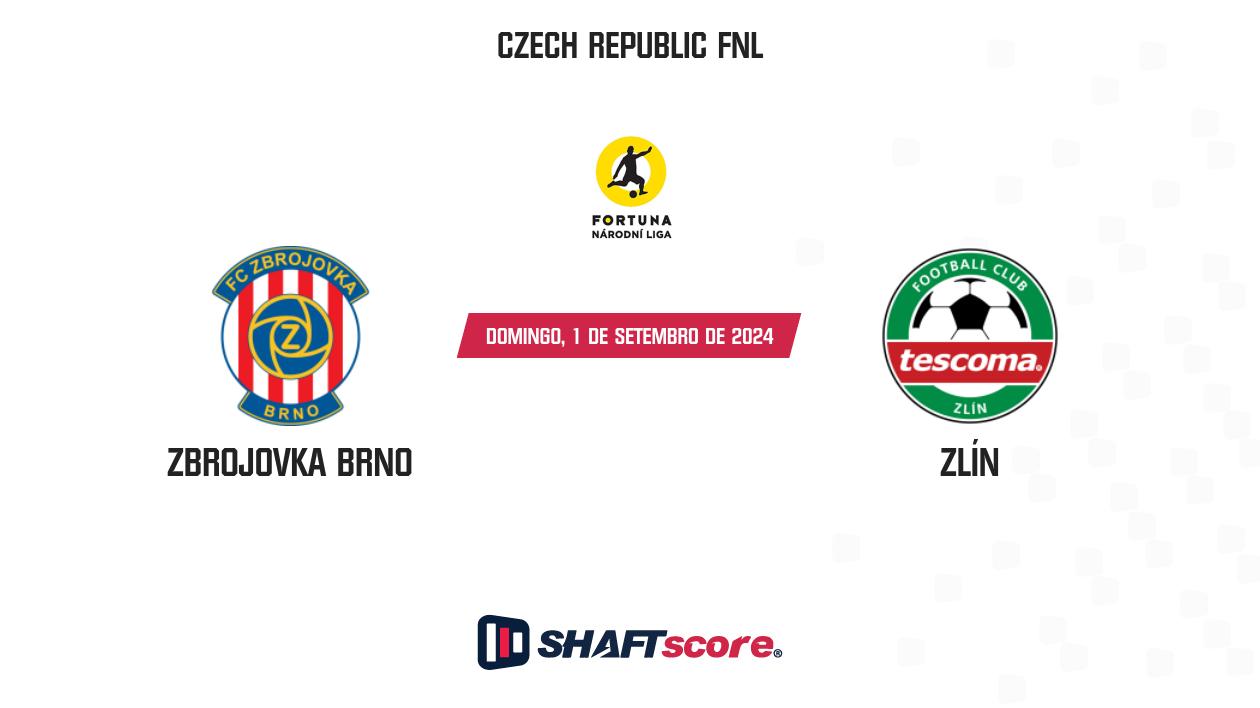 Palpite: Zbrojovka Brno vs Zlín