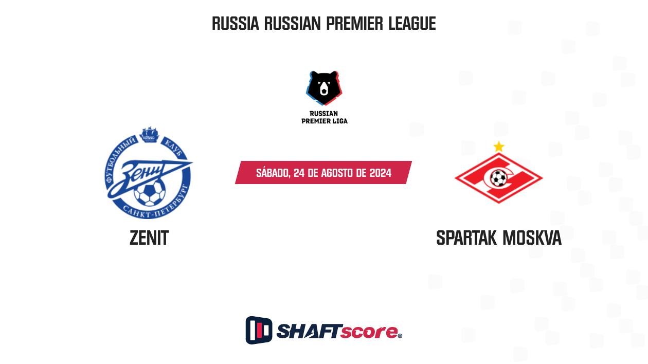 Palpite: Zenit vs Spartak Moskva