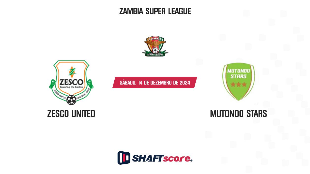 Palpite: ZESCO United vs Mutondo Stars