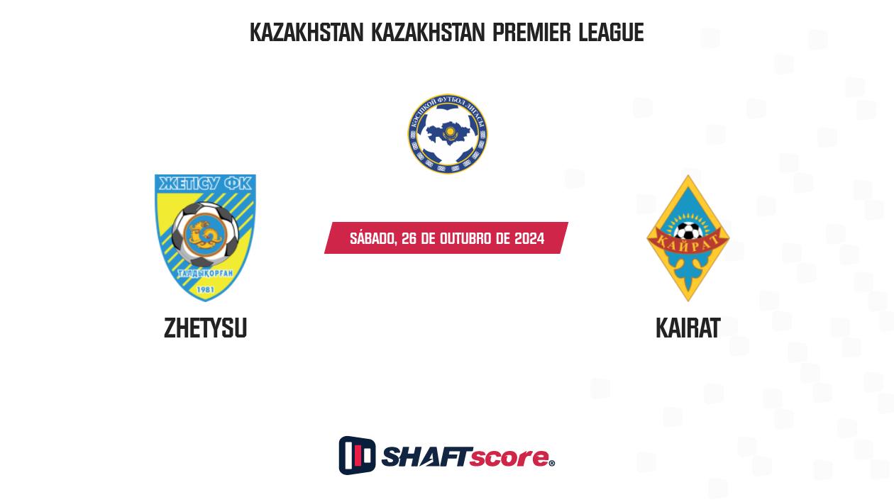 Palpite: Zhetysu vs Kairat