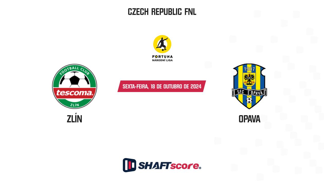 Palpite: Zlín vs Opava