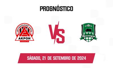 Prognóstico Akron x Krasnodar