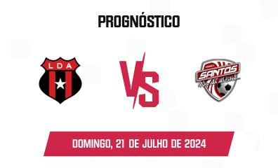 Prognóstico Alajuelense x Santos de Guápiles