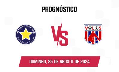 Prognóstico Asteras Tripolis x Volos NFC