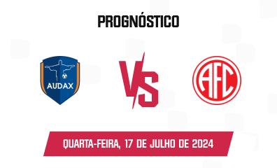 Prognóstico Audax Rio x América RJ