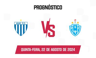 Prognóstico Avaí x Paysandu