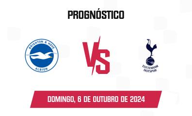 Prognóstico Brighton & Hove Albion x Tottenham Hotspur