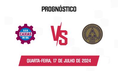 Prognóstico Caxias x Aparecidense