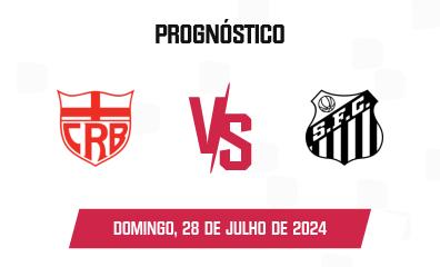 Prognóstico CRB x Santos