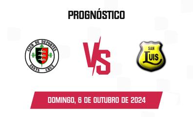 Prognóstico Deportes Santa Cruz x San Luis