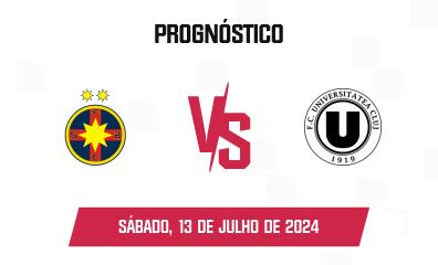 Prognóstico FCSB x Universitatea Cluj