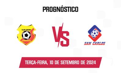 Palpite Herediano x San Carlos